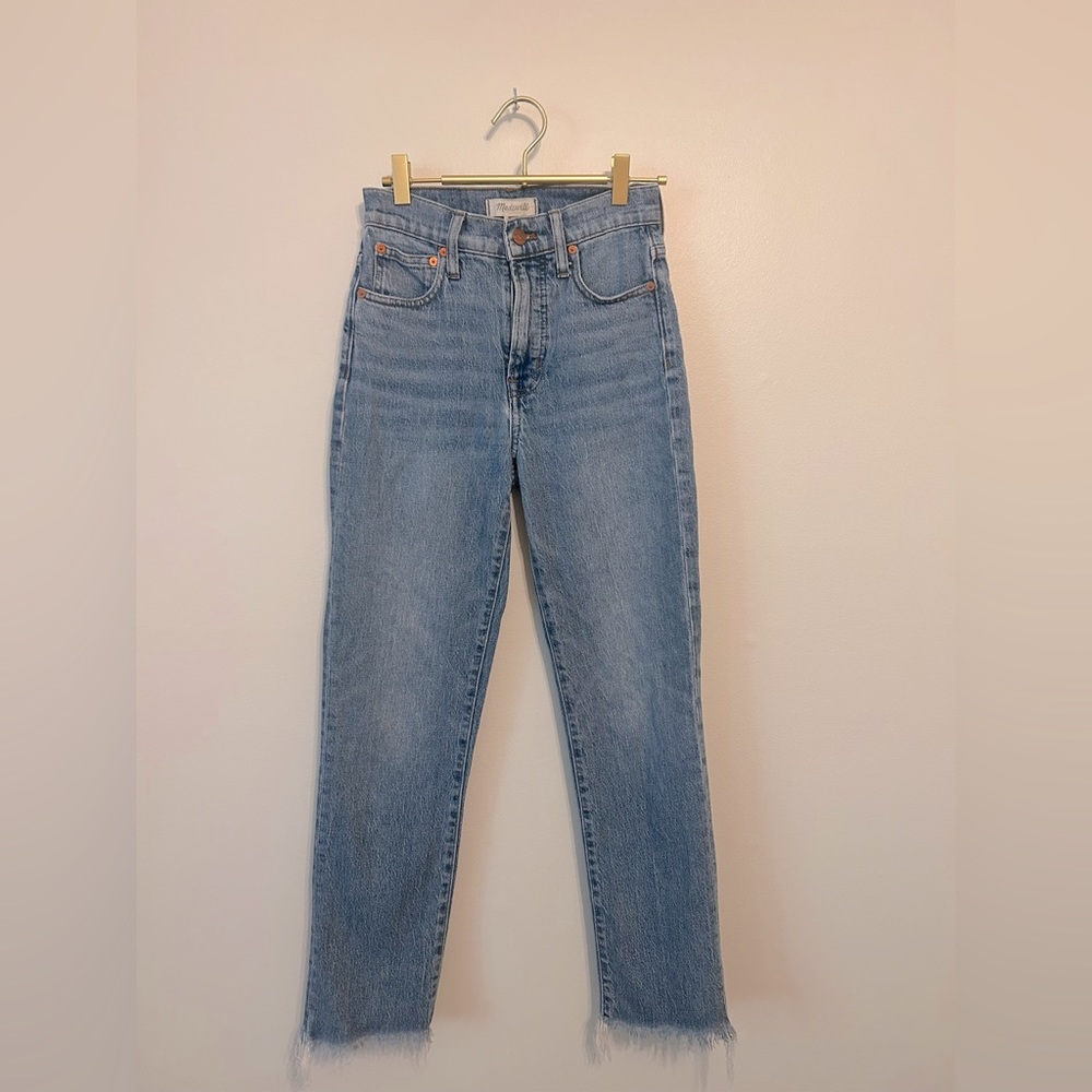 Madewell Perfect Vintage Crop size 23, med wash